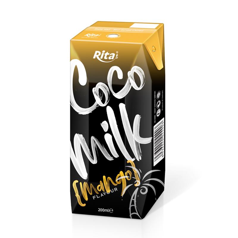 Coconut Milk with Mango Flavor 200ml Paper Box